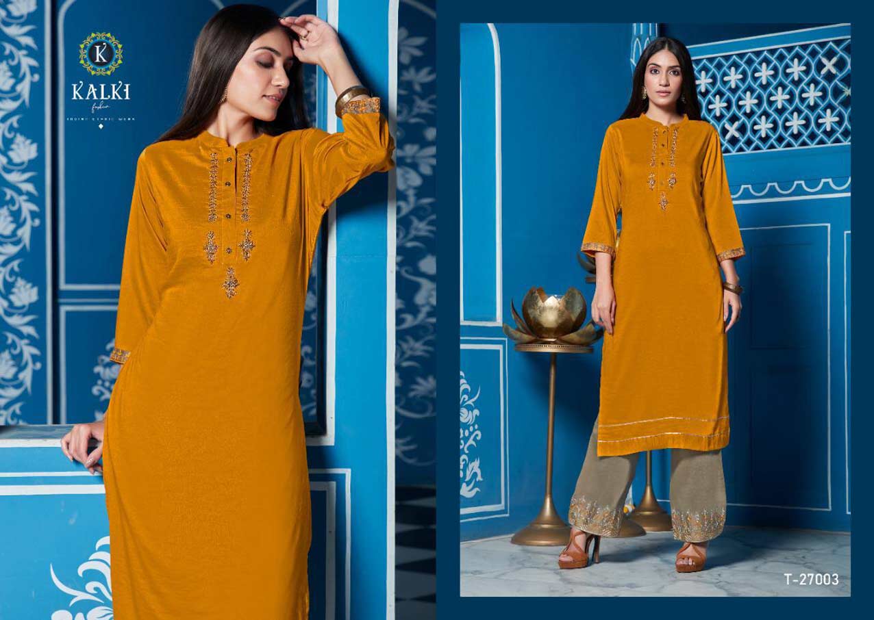 Kalki Tripling Vol-2 Cotton Viscose Kurti Sets Kalki Tripling Vol-2 Cotton Viscose Kurti Sets